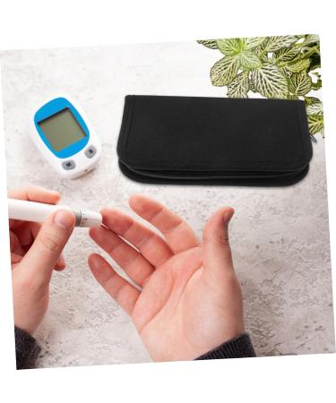 BCOATH Blood Meter Storage Bag Storage Bags Suitcase Bag Portable Fabric Travel Monitor - Buy Online on GoSupps.com