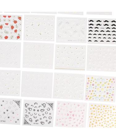 Nail Art Stickers Nail Stickers Eco-friendly Self adhesive Design Nails Stickers Decals for Nail Salon - Buy Online on GoSupps.com