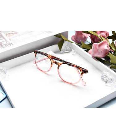 Eyekepper Vintage UV Protection Computer Reading Glasses - Tortoise-Red 1.75 Diopters |Fashionable Optical Blue Light Blockers for Eye Strain Relief - Buy Online on GoSupps.com