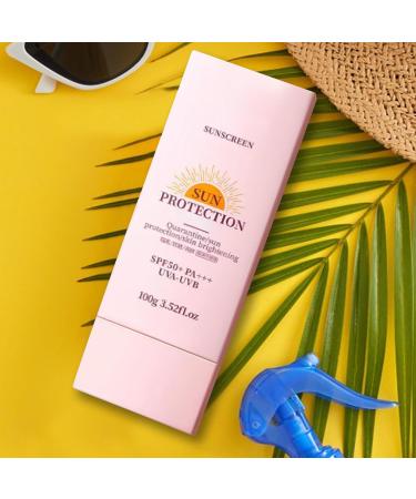  lisutupode Facial Sunscreen - Lightweight Sunscreen | Tinted Lotion 100g Lightweight Water Resistant Moisturizing Face Body Beach Travel Makeup - Buy Online on GoSupps.com