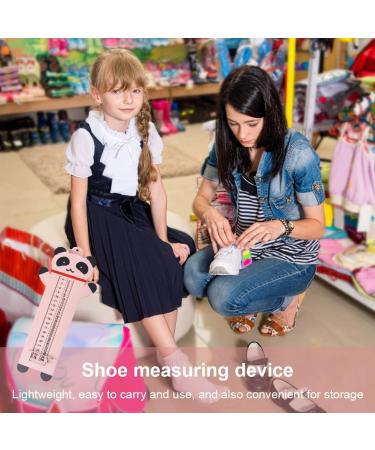 Buy CJZZ Children's Shoe Size Meter - Panda Foot Measuring Device for Kids Aged 0-16 Years (6-23cm) - Perfect Pink Footmesser for Accurate Sizing - Buy Online on GoSupps.com