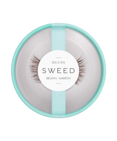 SWEED - T te T te False Lashes | Vegan Cruelty-Free Clean Beauty (Brown)