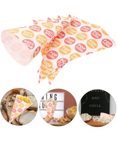 DOITOOL 200 Pcs Popcorn Bag Treat Bags Clear Goody Bag French Fries Holder Marshmallows Mini Popcorn Boxes Party Gift Bags Pink Gift Bag Candy Popcorn Cones Bags Paper Snack Child Glass - Buy Online on GoSupps.com