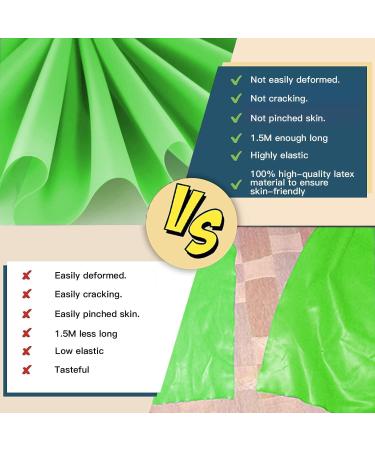 Skin-Friendly 1.5m Resistance Band for Women and Men - Blue 0.55 - Buy Online on GoSupps.com