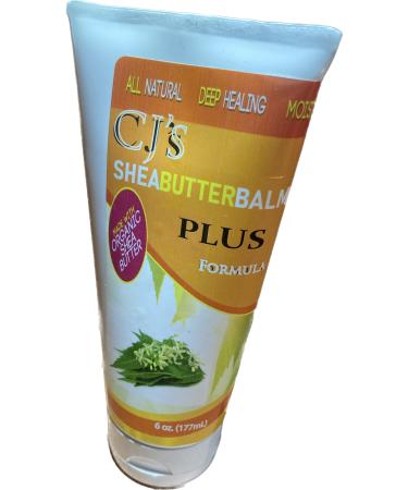 CJ's Butter The Original All Natural Shea Butter Balm - PLUS Formula  6 oz. Tube