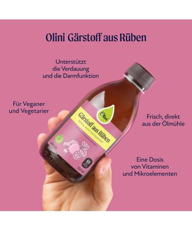 Olini Beetroot Fermentation Drink 500ml | Natural Probiotic with Lemon Turmeric & Ginger | Preservative-Free Freshly Pasteurized - Buy Online on GoSupps.com