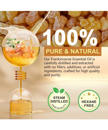 Kurchugo Frankincense Essential Oil 2.02 Fl oz - 100% Pure & Natural Premium Frankincense Oil for Face Skin Care Hair Body Massage Diffusers Aromatherapy Meditation Moisturize Tighten Skin - Buy Online on GoSupps.com