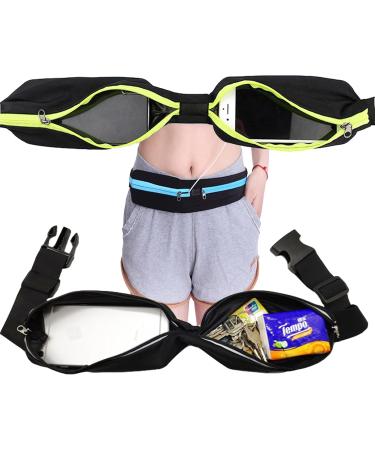 Floatdream Adjustable Waterproof Running Belt - 4 Cell Phone Bags Hip Pocket for Sports Holds Phones Keys & Headphones - Buy Online on GoSupps.com