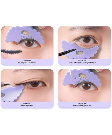 ANKROYU Eyeliner Stencil Silicone Eyeliner Aid Silicone Tip Eyeliner Stencils Eyeliner Stencils Tool Multi Functional Elastic Eye Liner Shadow Guide for Cosmetic Eye Makeup - Buy Online on GoSupps.com