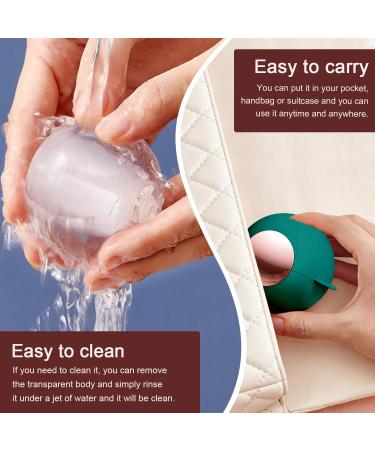 Reusable Sticky Lint Roller Ball for Pet Hair Removal | Washable Gel Tool for Clothing & Sofas - Eco-friendly Green - Buy Online on GoSupps.com