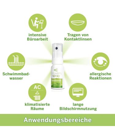 Ocuvers Lipostamin Eye Spray 15ml - Unconserved Eye Relief for Red Eyes & Allergies - Alternative to Eye Drops - Buy Online on GoSupps.com