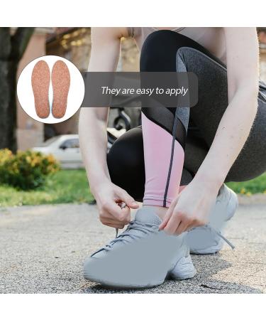 Cork Insole Cushion Inserts for Flat Feet | Orthotic Arch Support for Men & Women (Size 37-38 - Buy Online on GoSupps.com
