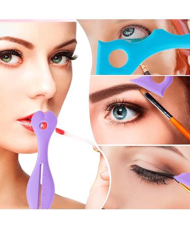 Silicone Stencils Silicone Makeup Stencils 3Pcs Tool Winged Tip Eye Liner Shadow Stencil Reusable Aid Applicator Guide for Eyes Eyeshadow - Buy Online on GoSupps.com