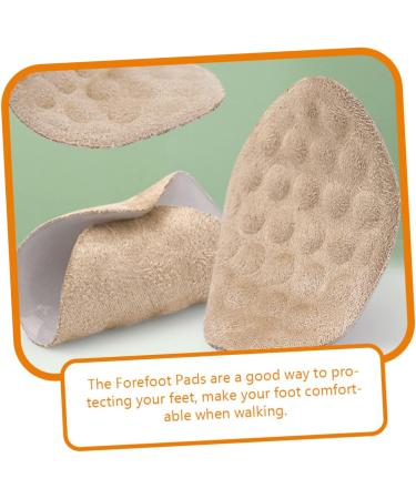 FOMIYES 12 Pairs High Heels Forefoot Pads - Cushioned Shoe Inserts & Scent Booster Beads for Women - Adhesive Flannel Damping Half Size Pads - Buy Online on GoSupps.com