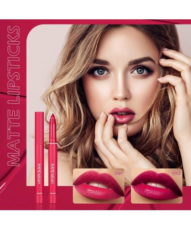 Mengxin 6 Colors Lipstick Set - Matte Lip Liners Waterproof Lip Tint & Gloss - Long-Lasting Makeup in Gift Box | Perfect for Colorful Looks - Buy Online on GoSupps.com