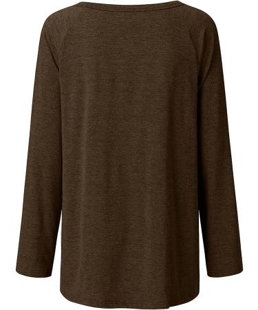 TARIENDY Women's Long Sleeve Ombre Tunic Top - Coffee, XX-Large - Buy Online on GoSupps.com