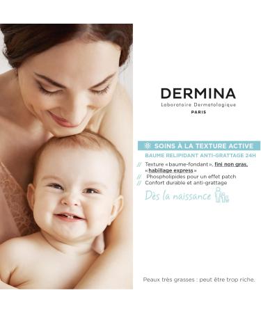 DERMINA Baume Relipidant Nature Anti Grattage Hydratant & Apaisant pour Imm diat Peaux S ches & Sensibles 24H Renforcer la Barri re Cutan sans Parfum 400 ml(1 * 400ml) 1 PCS - Buy Online on GoSupps.com