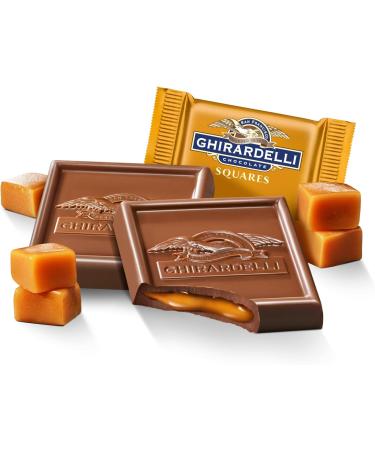 GHIRARDELLI Caramel Milk Chocolate Squares 151 Gram Bag Individually Wrapped Squares - Buy Online on GoSupps.com