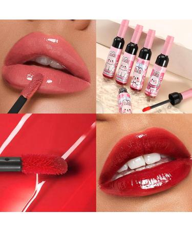  Hugsweet Hugsweet Lip Gloss for Women Lip Tint - 3 Colors Waterproof Liquid Lipstick Wine Bottle Shape Long-Lasting Daily Makeup for Women Girls Mothers or - Buy Online on GoSupps.com