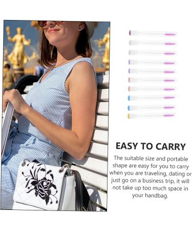 Didiseaon 10pcs Eyelash Brush Eyebrow Brush Makeup Stuff Makeup Plastic Brush Wands Woman With Diamond - Buy Online on GoSupps.com