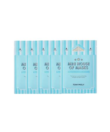 TONYMOLY Mini House Of Masks - Hyaluronic Acid Sheet Mask 5 Count | Hydrating Skincare for All Skin Types - Shop Internationally Now - Buy Online on GoSupps.com