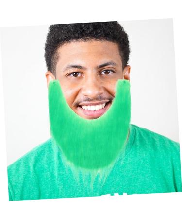 BESTYASH Barbe Verte Fausse Barbe et Moustache kit d'entretien de la Barbe pour Homme d guisement Saint Patrick Costume Saint Patrick St. Moustache du Jour de Patrick Barbe de Costume Green 3 - Buy Online on GoSupps.com
