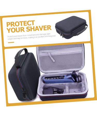 Frcolor 4-Piece Storage Bag for Hair Clippers | Travel Carrier for Trimmers & Razors | Protective EVA Case for Safety Razors | Ideal Men's Gift for Dad - Buy Online on GoSupps.com