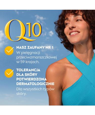 NIVEA Polish Levea Q10 antirimping day cream with hyaluronic acid and creatine SPF 15 50 ml Antiaging moisture 15 50 ml - Buy Online on GoSupps.com