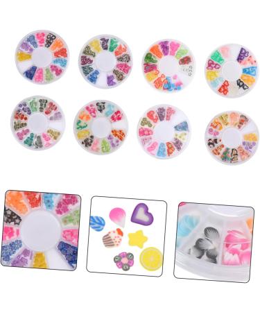 minkissy 24 Boxes Soft Pottery Clay Manicure Patch Diy Lip Gloss Clay Fruit Clay Diy Patch Stickers Scrapbooking Nail Slices Nail Art Decor Lovely Diy Patch Assorted 3d Charm Polymer Clay - Buy Online on GoSupps.com