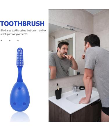 Healeved 3pcs Portable Tooth Cleaning Brushes - Durable Plastic Prison Toothbrushes for Effective Oral Care - Buy Online on GoSupps.com