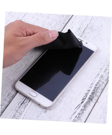 Lurrose Microfiber Cleaning Cloth - 6th Smartphone Jewelry & Glasses Cleaner | No Spill Black Medium Size - Buy Online on GoSupps.com