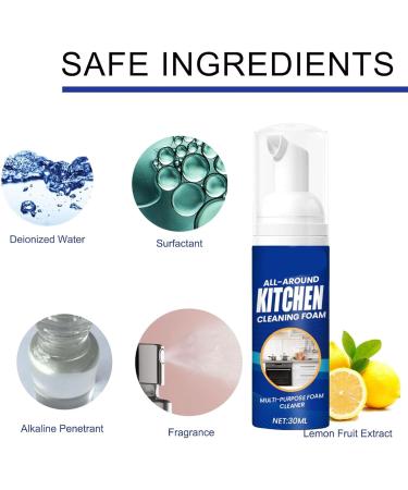 Japanese Multi-Purpose Cleaner Spray All-Round Kitchen Cleaning Foam Free Kitchen Foam Cleaner All-Purpose Rinse-Free Cleaning Spray Kitchen Foam Cleaner Heavy Oil Stain Cleaner Bubble Cleaner (3Pcs) - Buy Online on GoSupps.com
