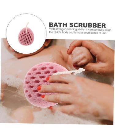 SEWOART Body Scrub Sponge Bath Balls Bath Loofah Sponge Bath Sponge Ball Body Wash Sponge Shower Puff Bath Ball Sponge Exfoliating Body Sponge Child Polyurethane Pink Tub Washing Ball - Buy Online on GoSupps.com