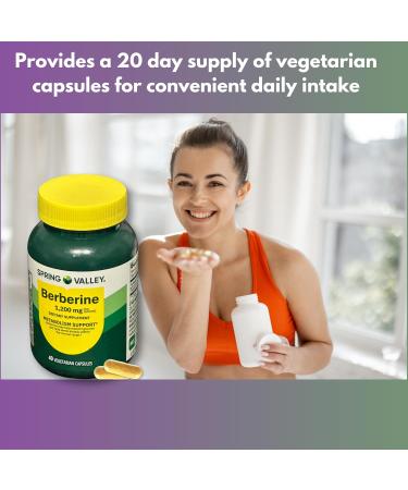 FUSION SHOP STORE Smart choices meaningful life! Berberine Metabolism Support- 40 Vegetarian Capsules 1200mg (Pack of 2) - Buy Online on GoSupps.com