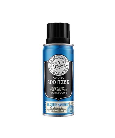 18.21 Man Made Men s Spirits Spritzer 3.4 oz. - Long-Lasting All Over Body Spray with Masculine Aromatics - Gifts for Him Absolute Mahogany