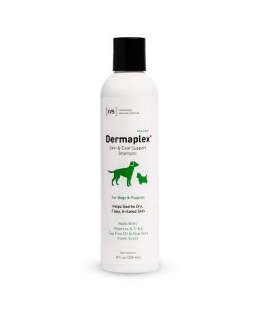 International Veterinary Sciences Dermaplex Skin & Coat Support Shampoo For Dogs & Puppies Fresh Scent 8 fl oz ( 236 ml)