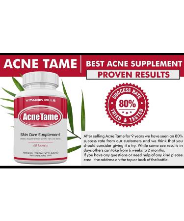 Acne Tame 120 Pills & Estrohalt Combo - Best Solution for Clearing Acne - Buy Online on GoSupps.com
