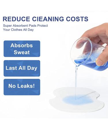 Yisionu Armpit Sweat Pads [100 Pack] - Disposable Absorbent Shields for Men and Women - White, Comfortable, Non-Visible Protection - Buy Online on GoSupps.com