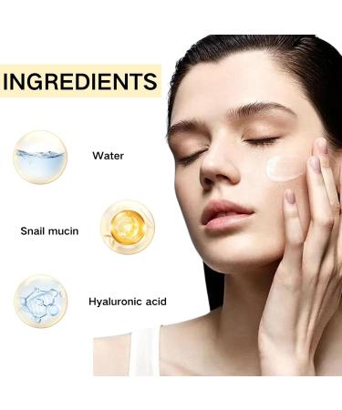 Tongyend Snail Mucin Serum Snail Mucus 96% Repair Essence Snail Mucin Moisturiser of Hyaluronic Acid Lightweight-Hydrating Serum Reduce Wrinkles&Skin Moisture& Glow Face for Woman - Buy Online on GoSupps.com