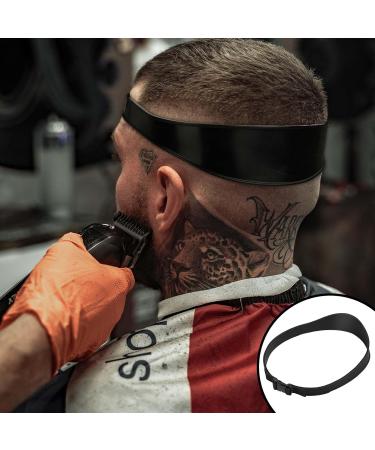 Hair Trimming Guide Adjustable Hairline Shaping Tool Curved Silicone Haircut Band Self Haircut Band for DIY Home Haircuts (Black) - Buy Online on GoSupps.com