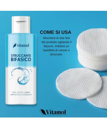 RUGIADA SRL Vitamol Facial and eye makeup remover 125 ml - Buy Online on GoSupps.com