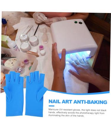 Healeved 2 Pairs Nail Gloves Sleeve Child Manicure Elastic Spandex - Buy Online on GoSupps.com