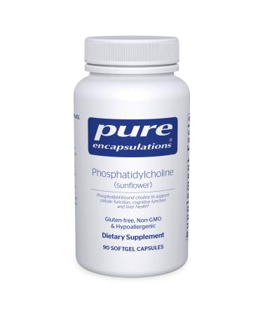 Pure Encapsulations Phosphatidylcholine | Support for Cellular and Cognitive Function and Liver Health | 90 Softgel Capsules - Buy Online on GoSupps.com