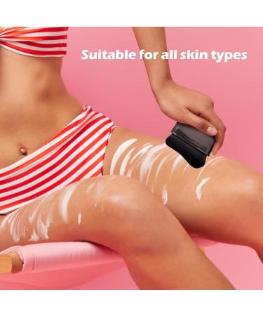 Self Tan Blending Brush - Vegan Body Brush for Effortless and Flawless Self Tanner Application Achieve Professional Tanning Results (UV Black 1 Count) - Buy Online on GoSupps.com