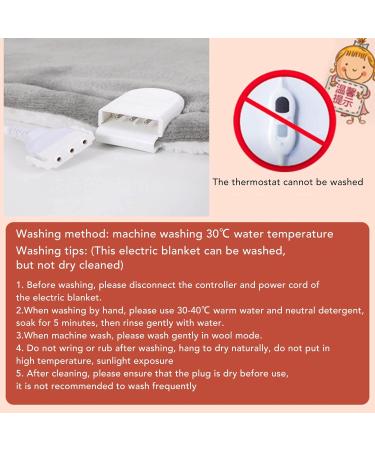 Plplaaoo Electric Heated Blanket - Safe Thermal Flannel Blanket with 6 Heating Levels for Home & Office - Ideal for Bedrooms & Living Rooms (EU220V) - Buy Online on GoSupps.com