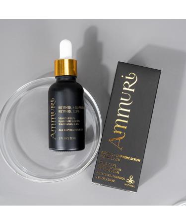 Retinol 2.5% Pro Face Serum Hyaluronic Acid Natural Ingredients For Skin Firming - Buy Online on GoSupps.com