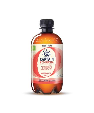 Buy Guttsy Captain Kombucha Zero - Zero Calories Zero Sugar Raw & Vegan - 12 x 400ml Mixbox - International Shipping Available - Buy Online on GoSupps.com