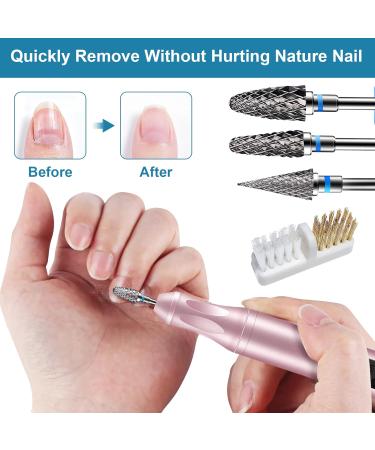 CGBE 3/32 Tungsten Carbide Nail Drill Bits - Medium 3PCS for Gel Acrylic Nails - Home Salon Use - Buy Online on GoSupps.com
