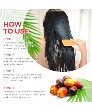 Raw Batana Oil for Hair Growth 100% Pure & Natural Batana Oil from Honduras Eliminates Split Ends Promotes Hair Thickness for All Hair Types - Buy Online on GoSupps.com