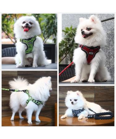 Suredoo Dog Harness for Small & Medium Dogs - No-Pull Reflective Adjustable Harness for Puppies & Pets (Soft Gray) - Buy Online on GoSupps.com